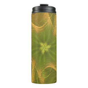 Thermal Tumbler Fractal Light Green Palette
