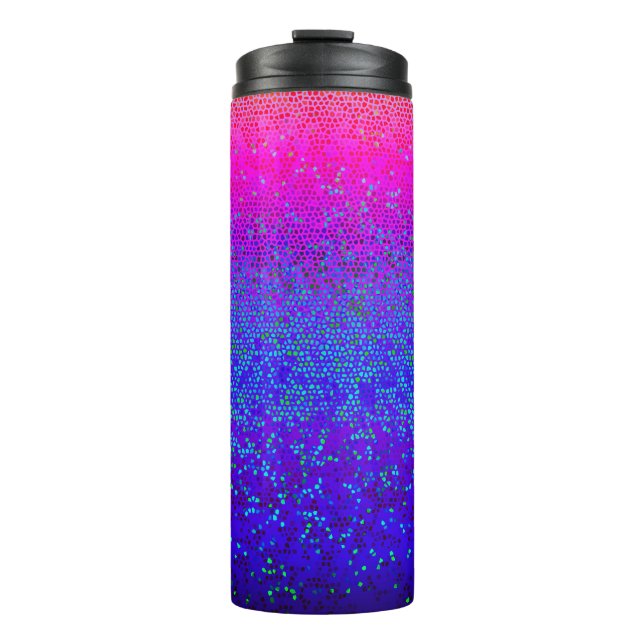 Thermal Tumbler Glitter Star Dust (Front)