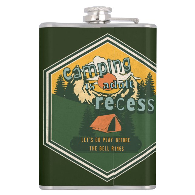 Thermal Tumbler Hip Flask (Back)