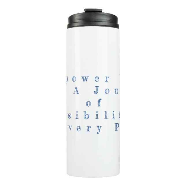 Thermal Tumbler - Innovative Features (Front)