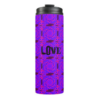 Thermal Tumbler LOVE PINK -MANDALA MODERN