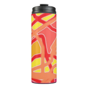 Thermal Tumbler - Pink Chaos into Form Design