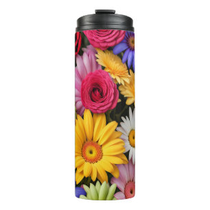 Thermal Tumbler - Roses & Daisies #80