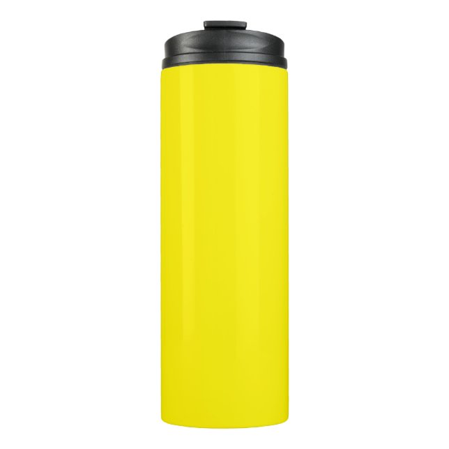 Thermal Tumbler Solid Bright Yellow  (Front)