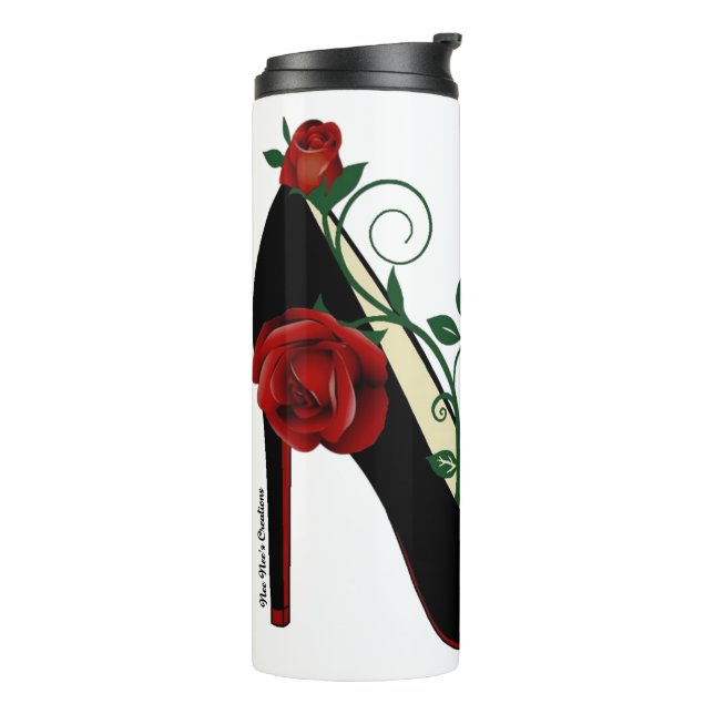 Thermal Tumbler - Stiletto Rose (Rotated Left)