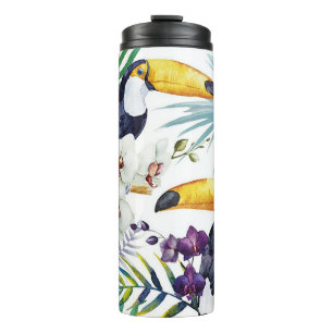 Thermal Tumbler - Two Tropical Birds