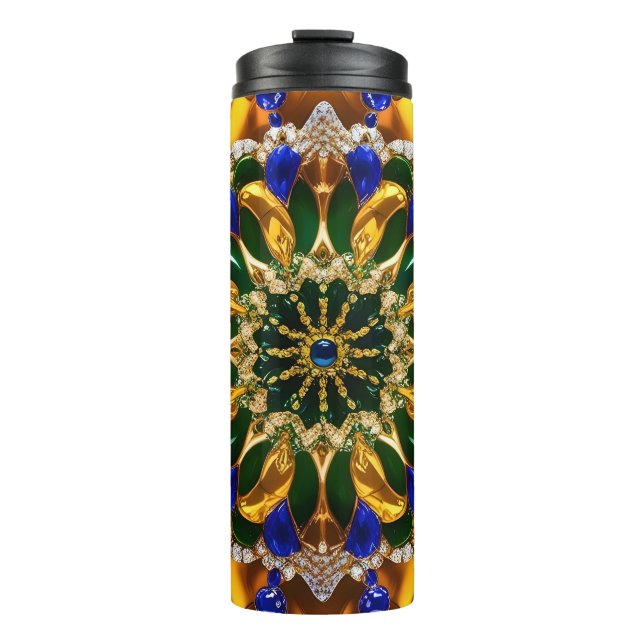Thermal Tumbler with Brazil Colours (Front)