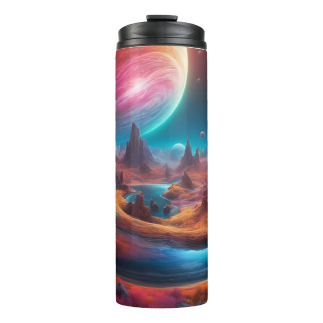 Thermal Tumbler with cosmic design (Front)
