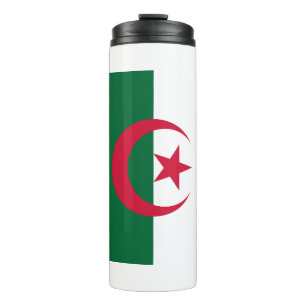 Thermal Tumbler with flag of Algeria