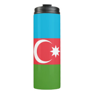 Thermal Tumbler with flag of Azerbaijan