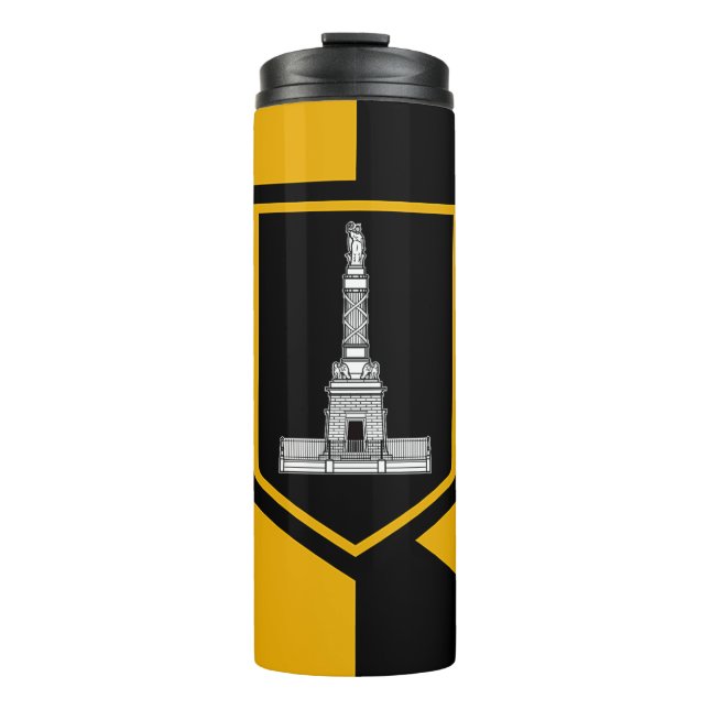 Thermal Tumbler with flag of Baltimore, USA (Front)