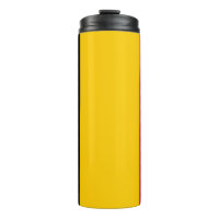 Thermal Tumbler with flag of Belgium