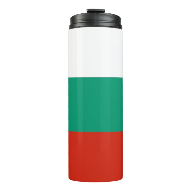 Thermal Tumbler with flag of Bulgaria (Front)
