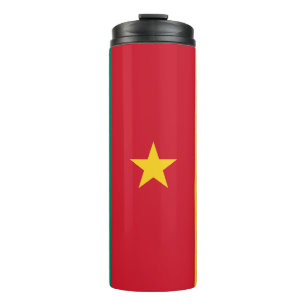Thermal Tumbler with flag of Cameroon