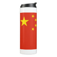 Thermal Tumbler with flag of China