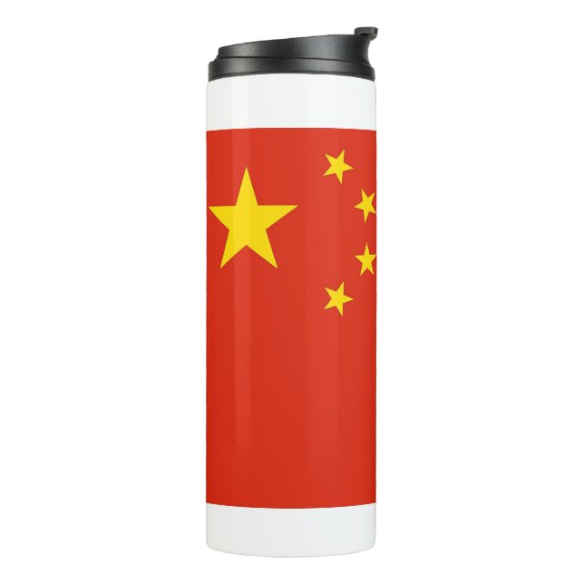 Thermal Tumbler with flag of China (Rotated Left)