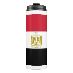 Thermal Tumbler with flag of Egypt