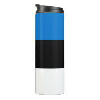 Thermal Tumbler with flag of Estonia