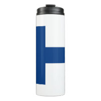 Thermal Tumbler with flag of Finland