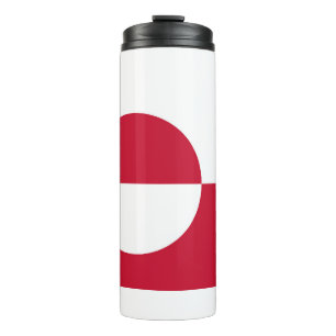 Thermal Tumbler with flag of Greenland