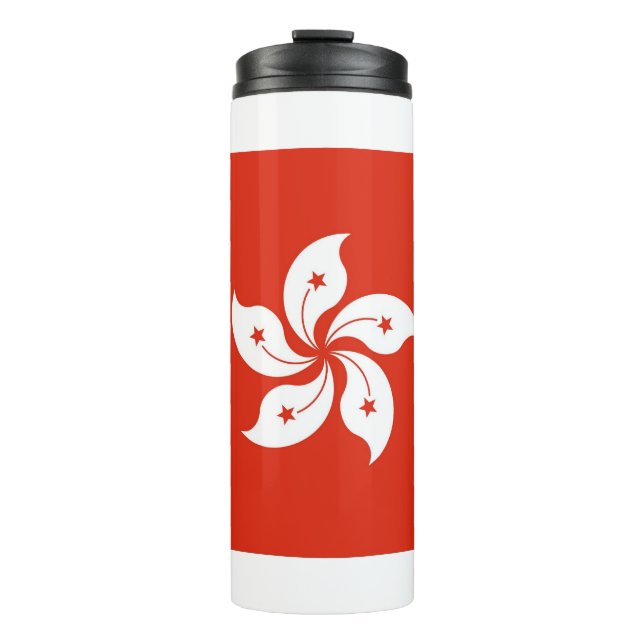 Thermal Tumbler with flag of Hong Kong (Front)