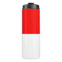 Thermal Tumbler with flag of Indonesia