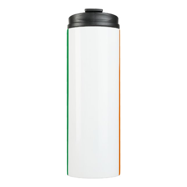 Thermal Tumbler with flag of Ireland (Front)