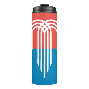 Thermal Tumbler with flag of Kansas City