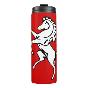 Thermal Tumbler with flag of Kent County, England