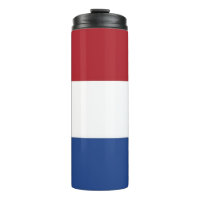 Thermal Tumbler with flag of Netherlands