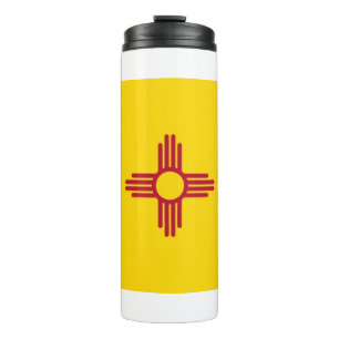 Thermal Tumbler with flag of New Mexico, USA