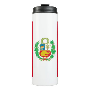 Thermal Tumbler with flag of Peru