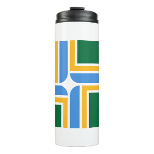 Thermal Tumbler with flag of Portland, USA