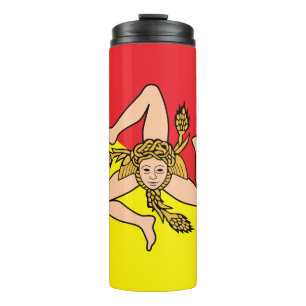 Thermal Tumbler with flag of Sicily