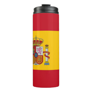 Thermal Tumbler with flag of Spain