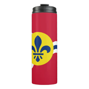 Thermal Tumbler with flag of St. Louis