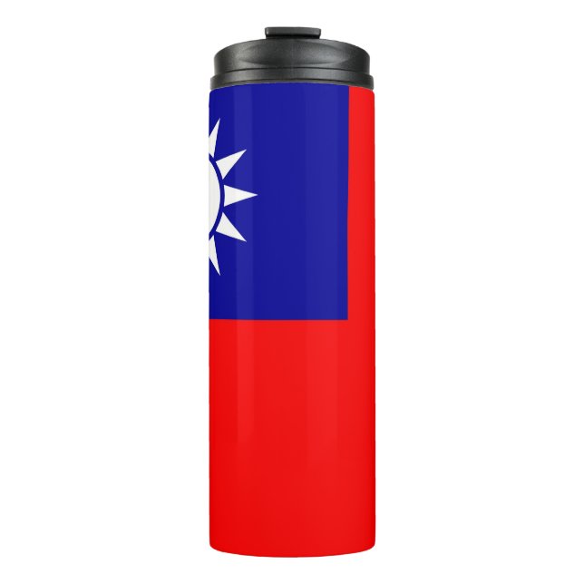 Thermal Tumbler with flag of Taiwan (Front)