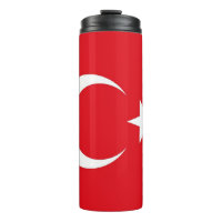 Thermal Tumbler with flag of Turkey
