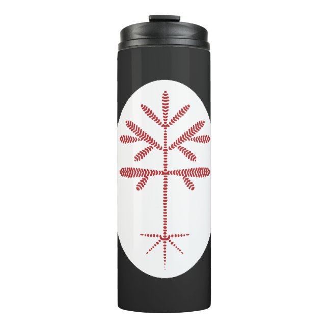 Thermal Tumbler with Red Sapling (Front)
