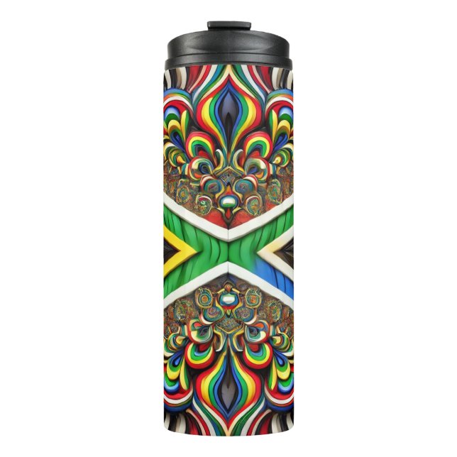 Thermal Tumbler with South African Colours (Front)