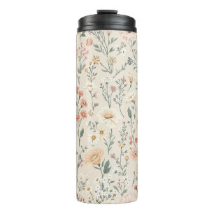 Thermal Tumbler with Wildflowers