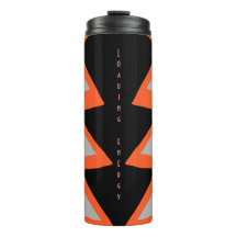 Thermal tumbler with zig Zag pattern