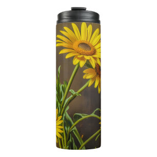 Thermal Tumbler (Yellow Daisies)
