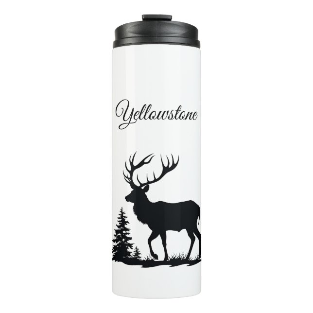 Thermal Tumbler-Yellowstone Elk Thermal Tumbler (Front)