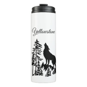 Thermal Tumbler-Yellowstone Wolf Tumbler