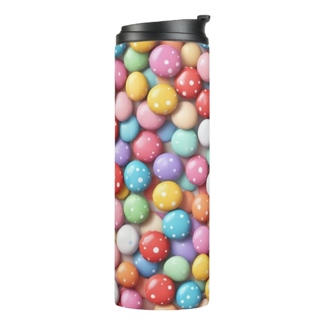 Thermal Water Bottle With Coloured Rocks (Rotated Left)
