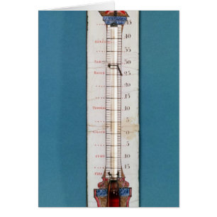 Thermometer surmounted with a phrygian bonnet