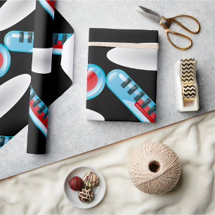 Thermometer Temperature Healthcare Wrapping Paper