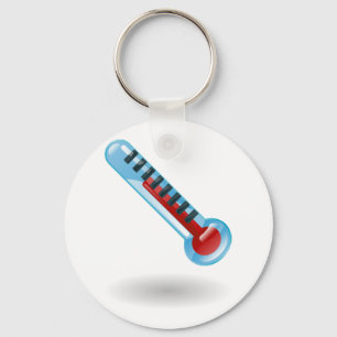 Thermometer Temperature Key Ring