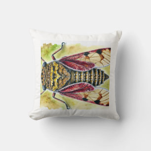 Thermonotus insect 310824IREF214 - Watercolor Cushion